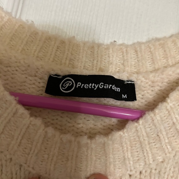 Cream Sweater Dress - Picture 8 of 10